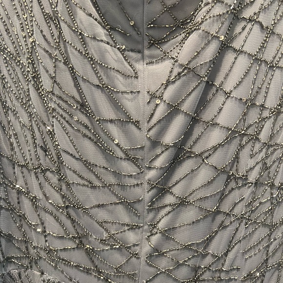 Adrianna Papell plus size beaded cocktail dress - Picture 5 of 12